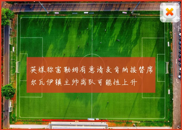 英媒称富勒姆有意请麦肯纳接替席尔瓦伊镇主帅离队可能性上升